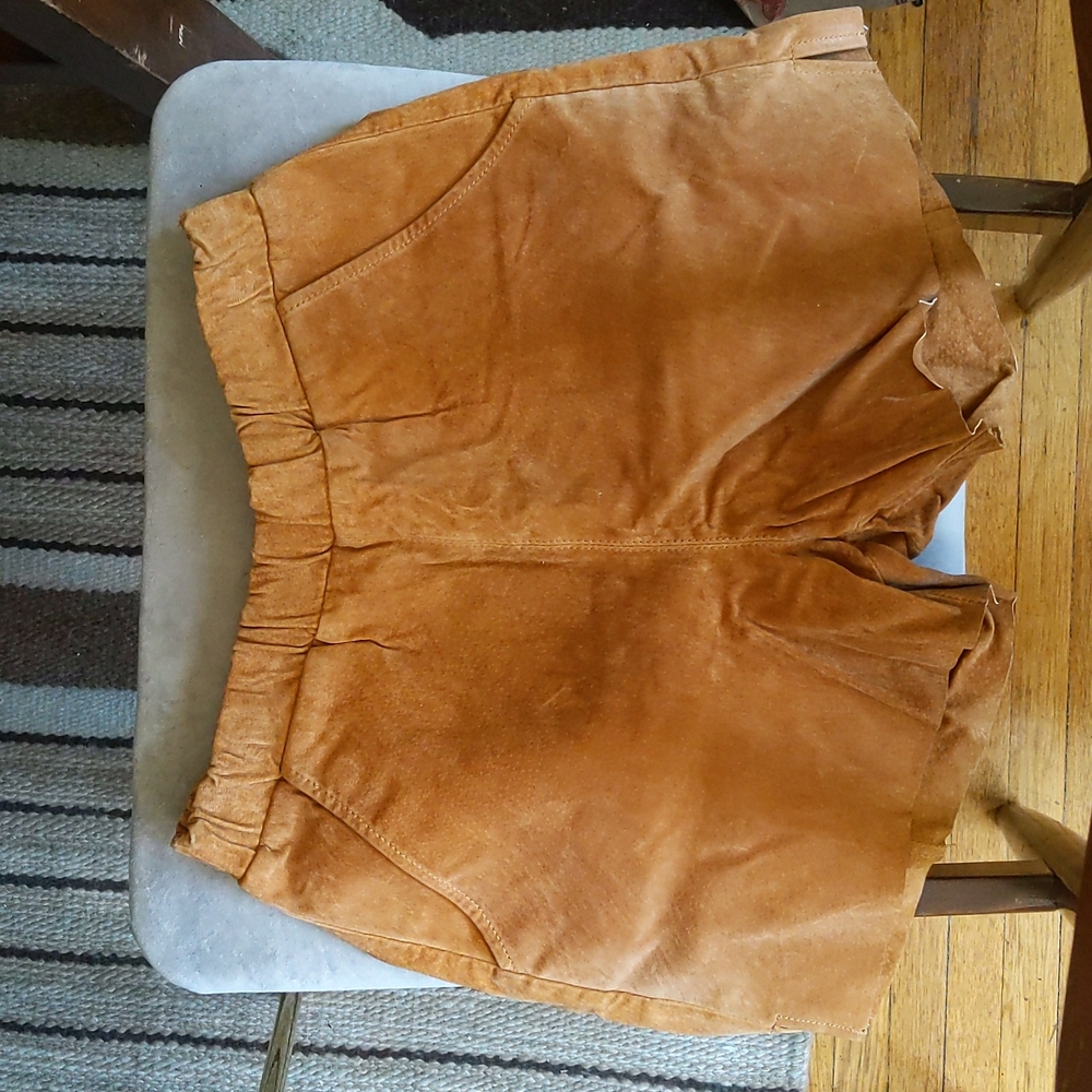 Monki Leather Shorts